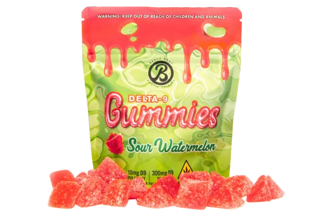 Gomas THC - Sour Watermelon - 300mg